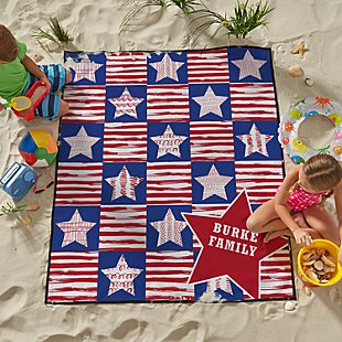 Stars & Stripes Family Beach Blanket