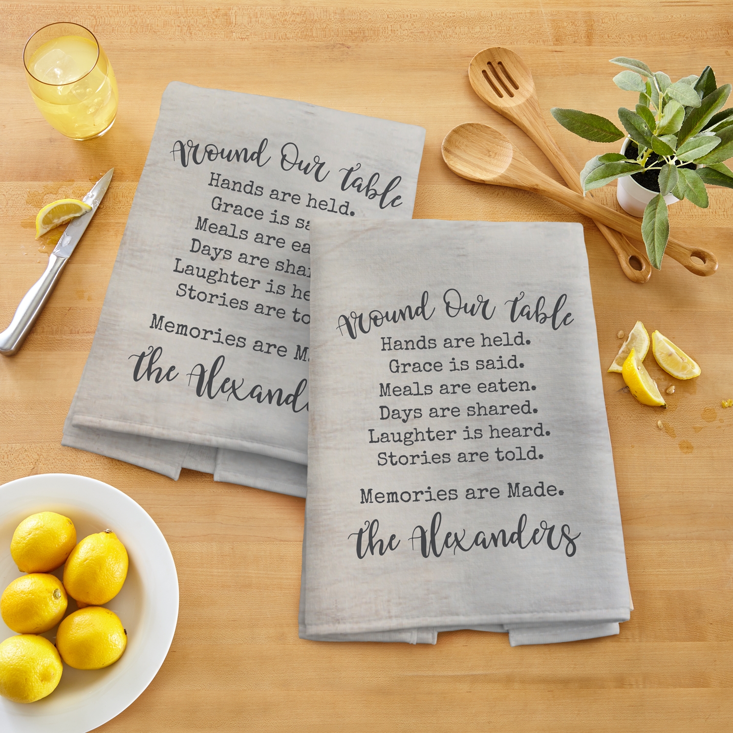 Around Our Table Kitchen Towel