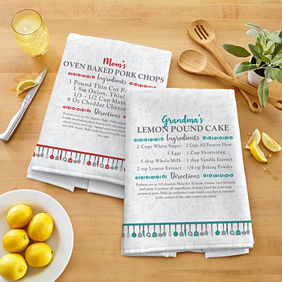 Your Family Recipe Kitchen Towel