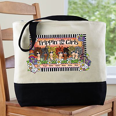 Trippin' with the Girls Tote Bag by Suzy Toronto