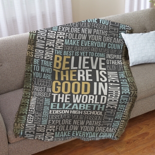 Be The Good Graduation Throw