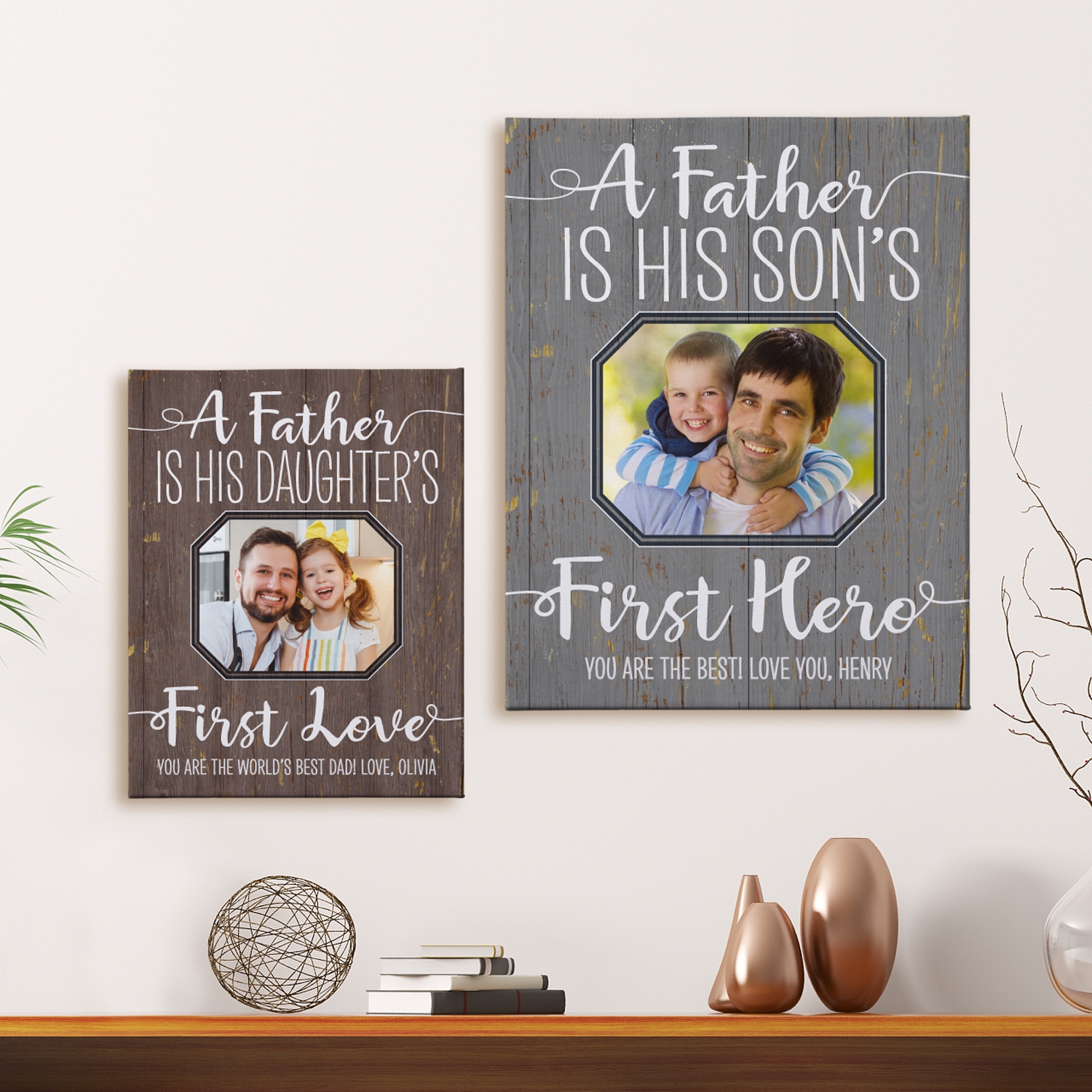 First Memories Photo Canvas