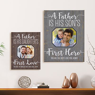 Personalised Wooden Engraved Photo Frame For Dad Grandpa Grandad Fathers Day Special Gift For Him Keepsake Memory Present Picture Frame Cute