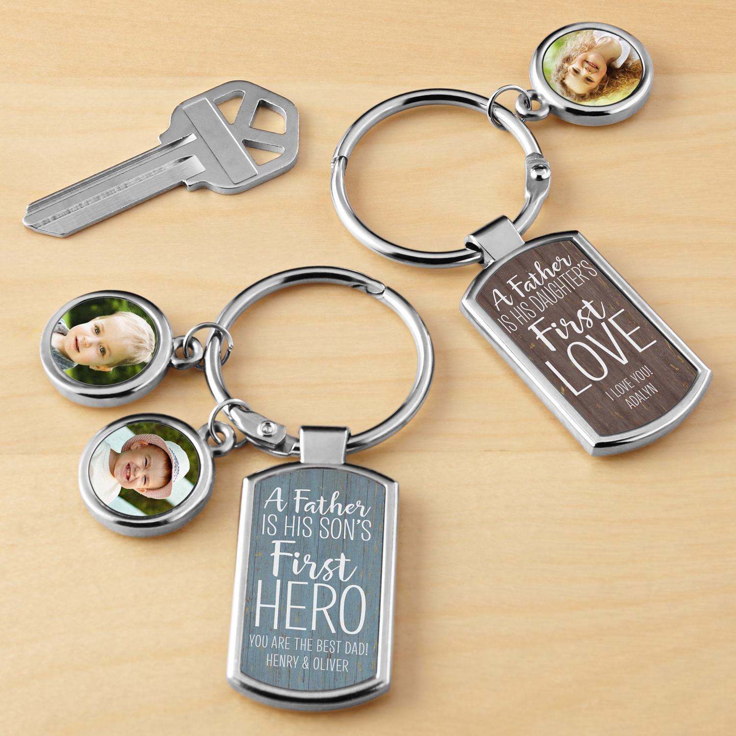 First Memories Photo Keychain