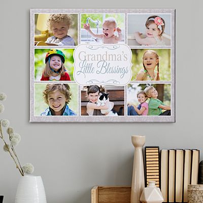 Fathers Day Gift Multi Photo Frame Collage Word Art Photo Collage Frame Custom Picture Frame
