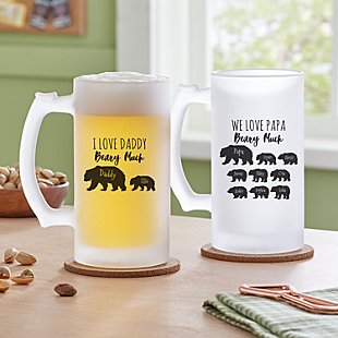 Love You Beary Much Frosted Beer Mug