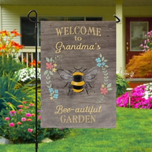 Bee-autiful Garden Flag