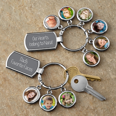 Picture Message Personalized Keychain