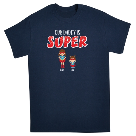 Super Hero Navy T-Shirt - L