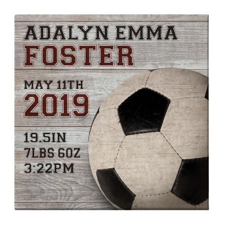 Superstar Sports Canvas - Soccer - 16X16