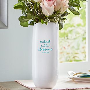 Always Together Wedding Vase