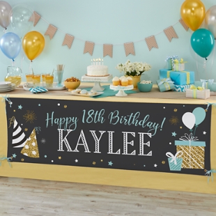 Chalkboard Celebration Banner