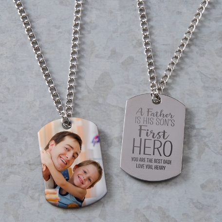First Memories Photo Dog Tag - Hero