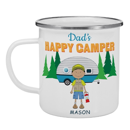 Happy Camper Metal Enamel Mug-1 Camper