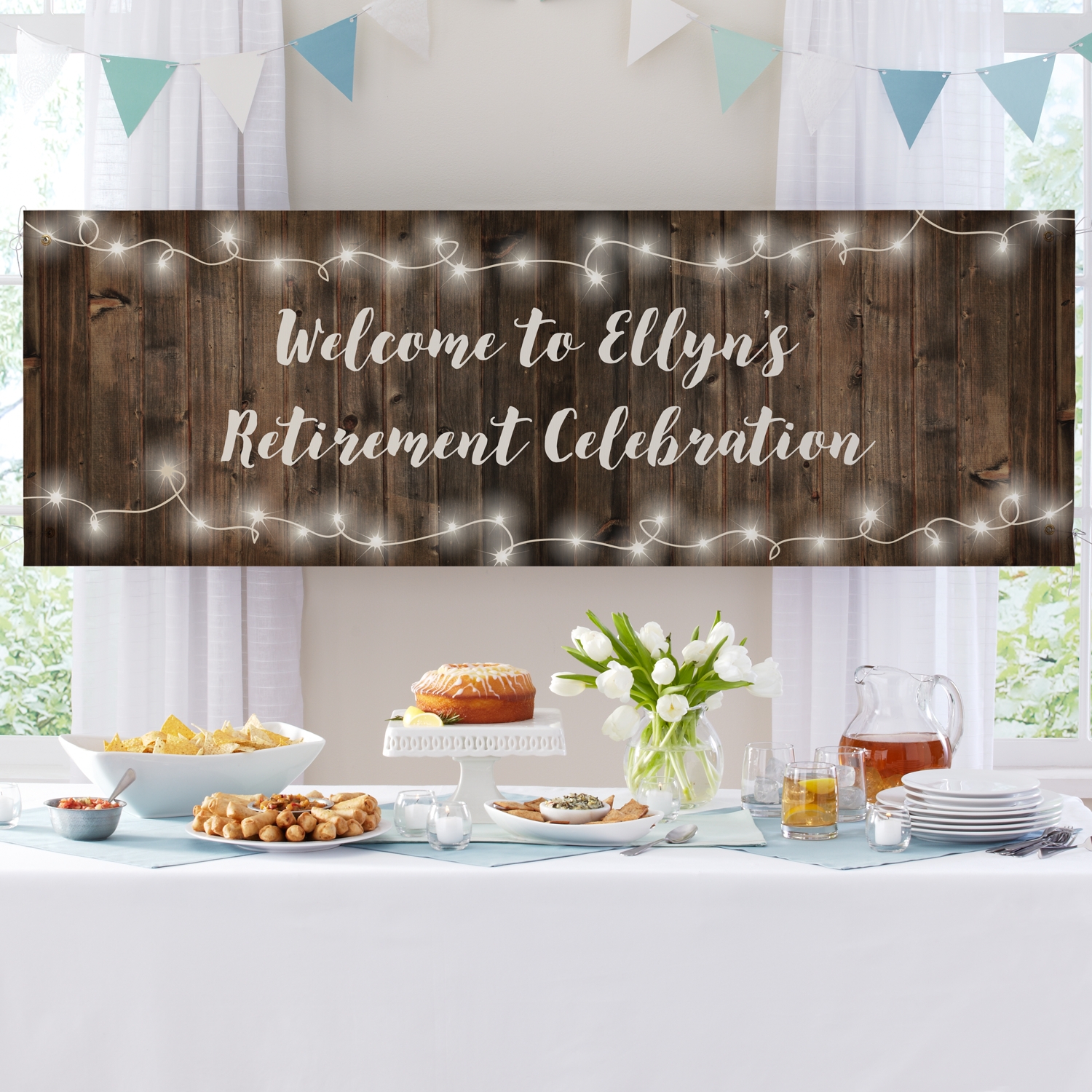 Rustic Wood Banner