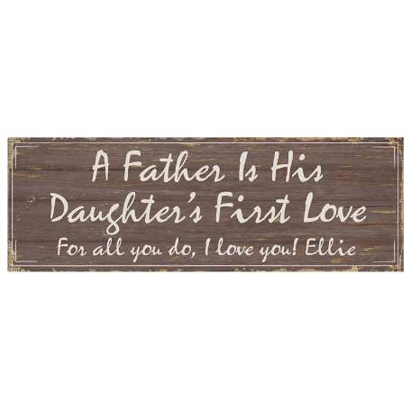 First Memories Canvas - Brown - Daughter