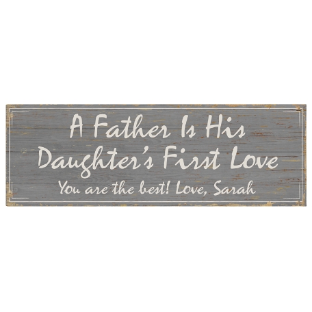 First Memories Canvas - Gray - Daughter