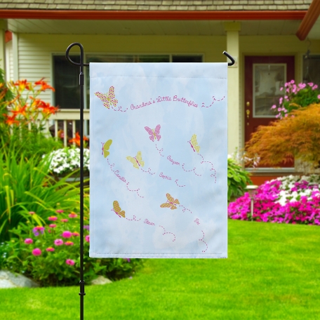 Butterfly Blessings Garden Flag