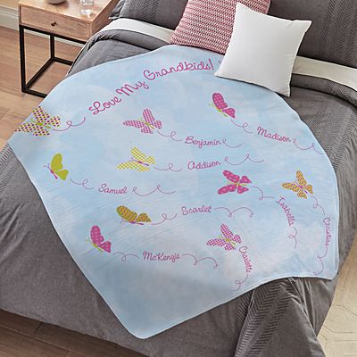 Butterfly Blessings Plush Blanket
