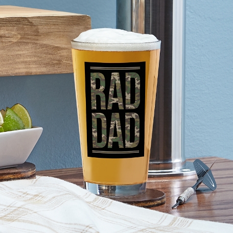 Rad Dad Non-Personalized Pub Glass