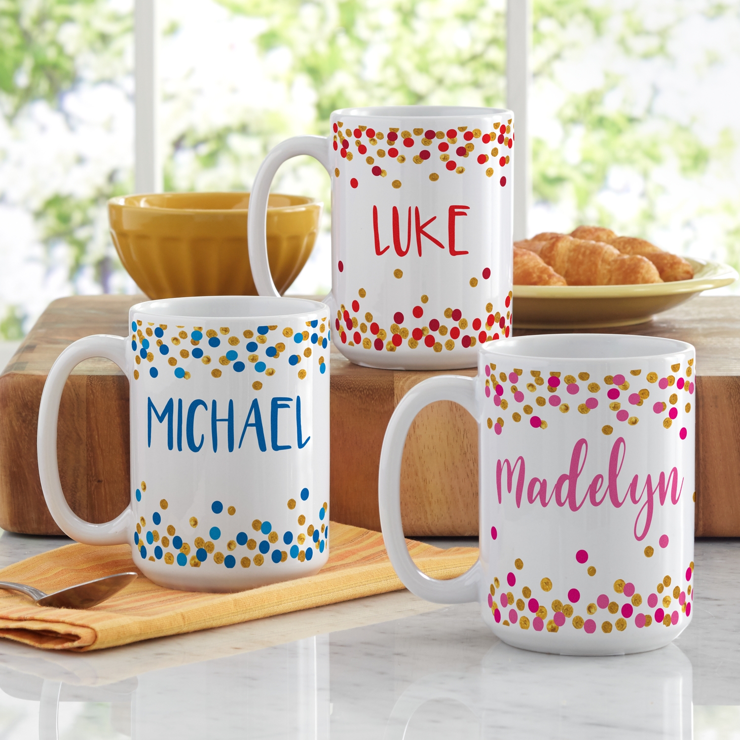 Confetti Name Mug