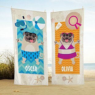 Dog Days Of Summer Beach Towel