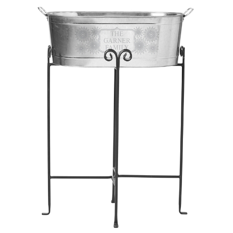 Fun Fireworks Beverage Tub with Stand        