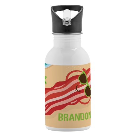Gettin' Toasty Water Bottle - Bacon