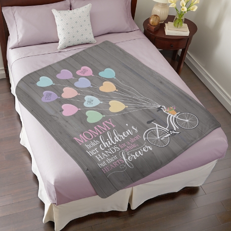 Heart Balloon Plush Blanket
