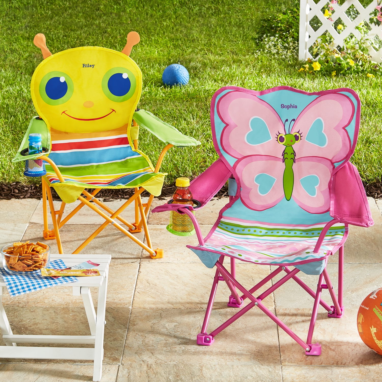 monogrammed kids chair