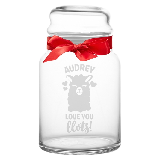 Sweet On You Glass Candy Jars