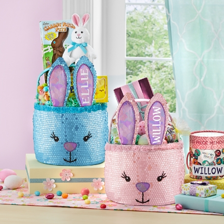 Glitter Bunny Basket