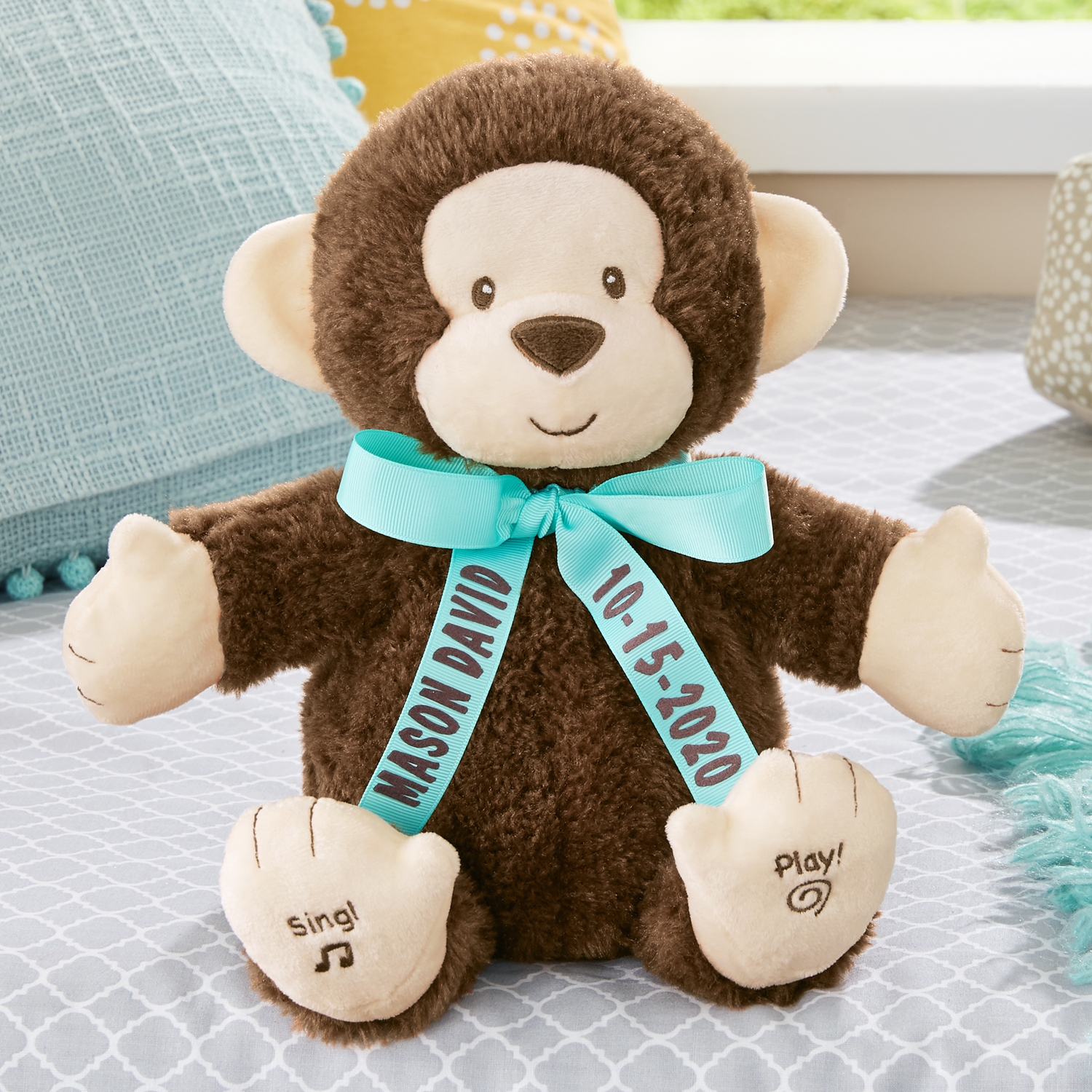 GUND® Clapper The Monkey Animated Plush