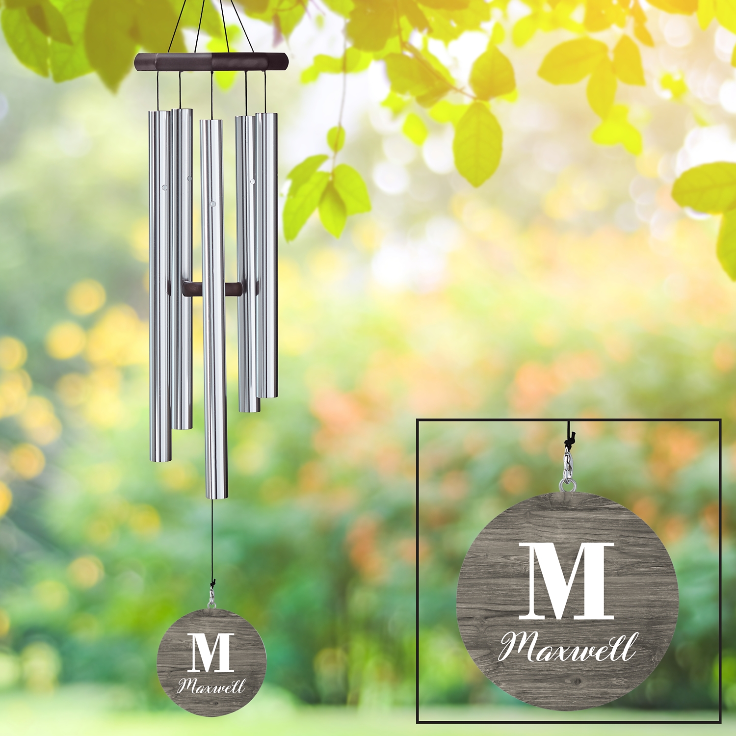 Initial & Name 30 inch Wind Chime