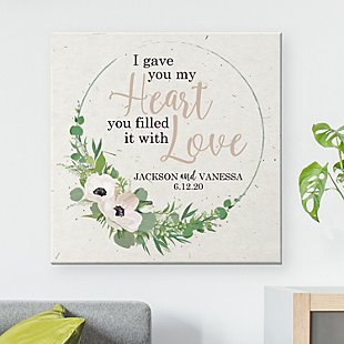 Heart is Filled with Love Canvas