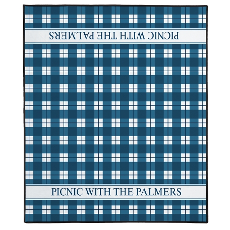 Perfect Plaid Beach Blanket - Blue