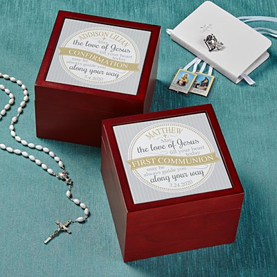 Sacrament Blessings Keepsake Box