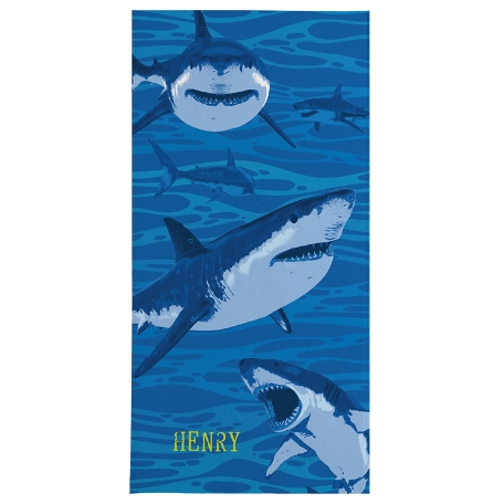 Shark Attack Beach Towel - Standard