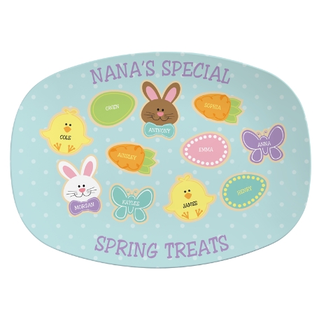 Sweet Bunny Treats Platter - 11 Cookies