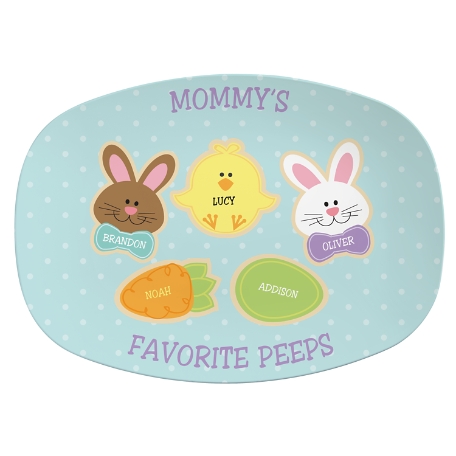 Sweet Bunny Treats Platter - 5 Cookies