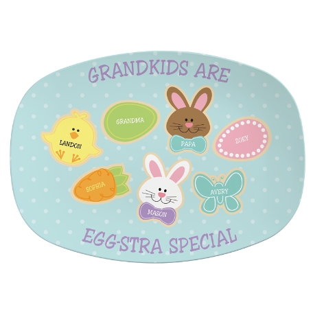 Sweet Bunny Treats Platter - 7 Cookies