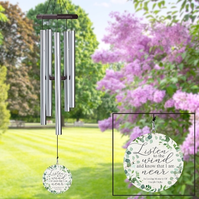 Gentle Breeze Memorial Personalized 30-inch Wind Chime
