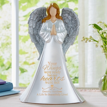 Wings Of Comfort Memorial Personalized Illuminated Angel