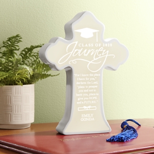 Graduation Journey Lighted Cross