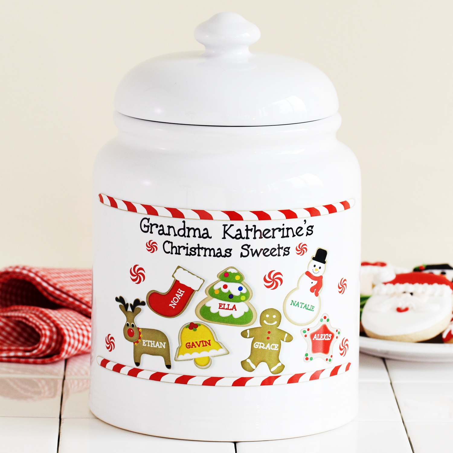 Christmas Sweets Cookie Jar