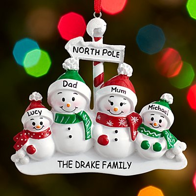 North Pole Family Bauble