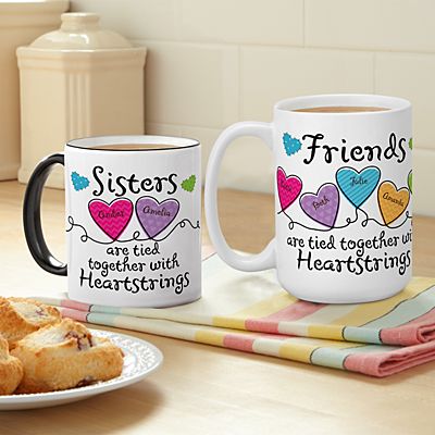 Sisters and Friends Heartstrings Mug