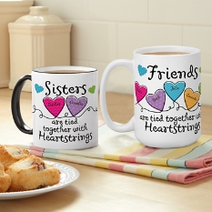 Sisters and Friends Heartstrings Mug