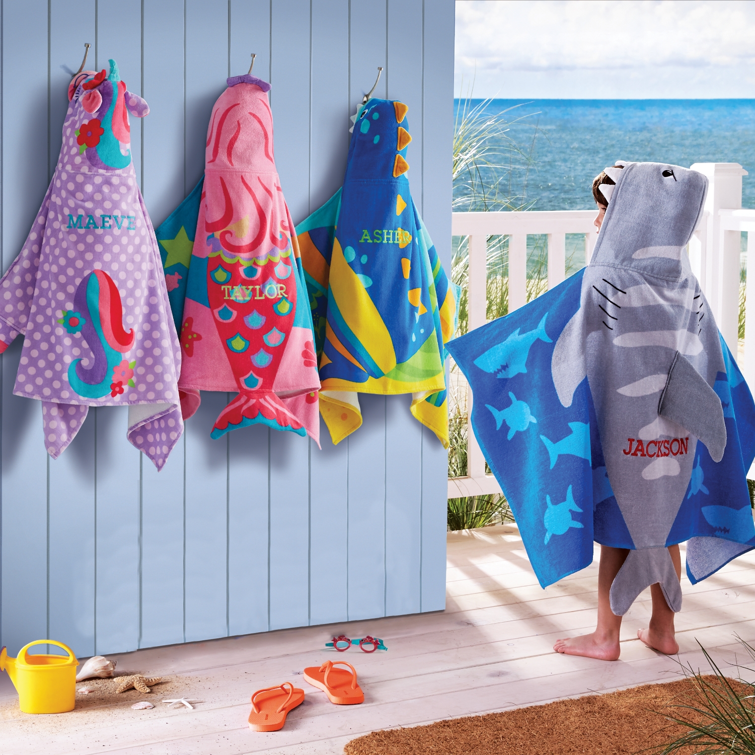 childrens personalized beach towels