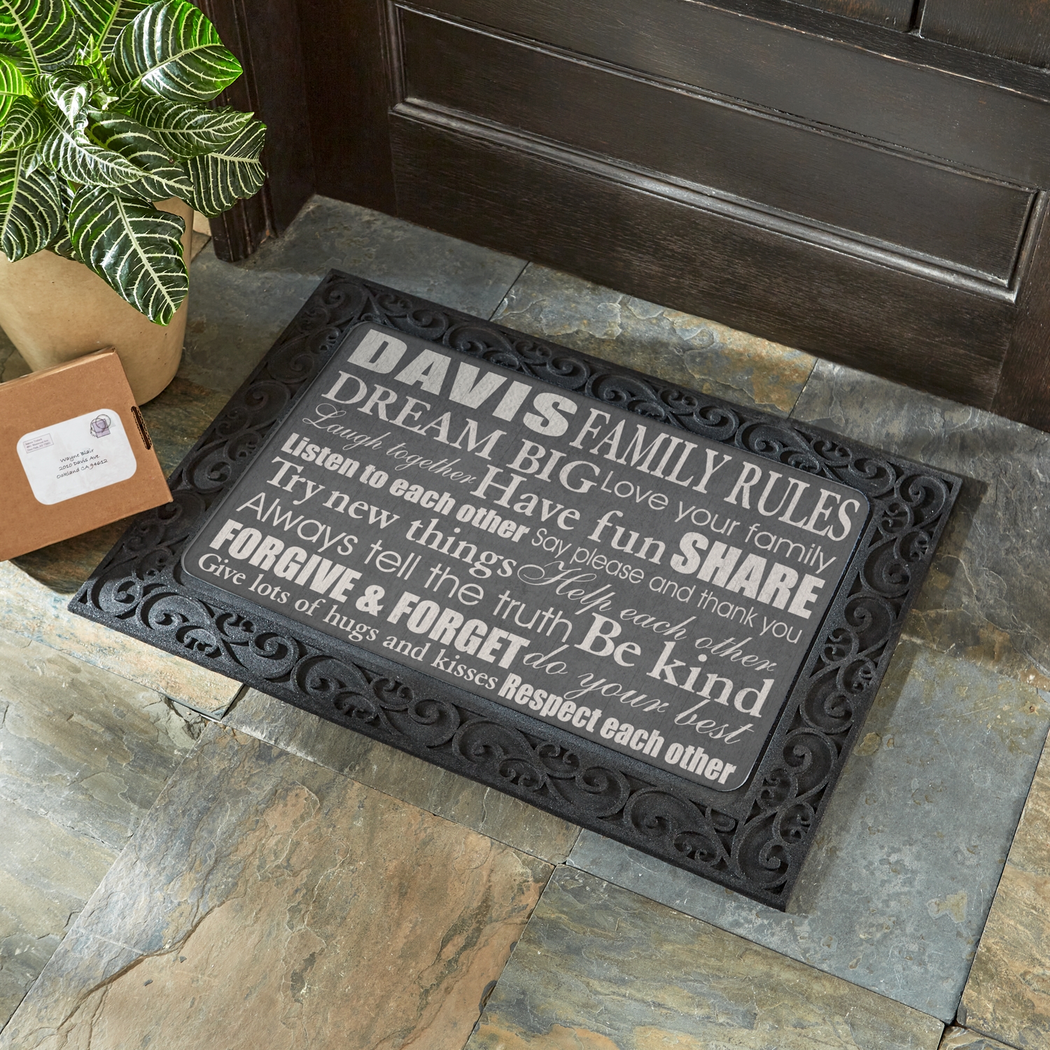 Family Rules Doormat